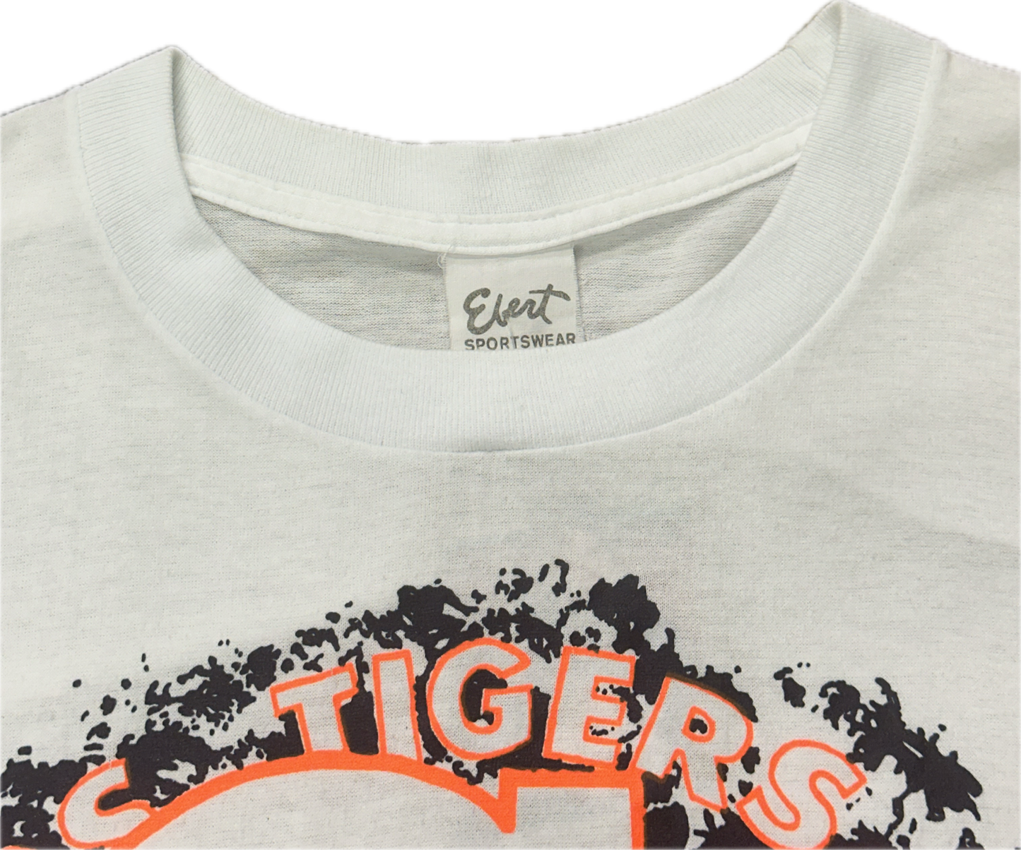 90’s / Clemson tigers circle print T-shirt Print