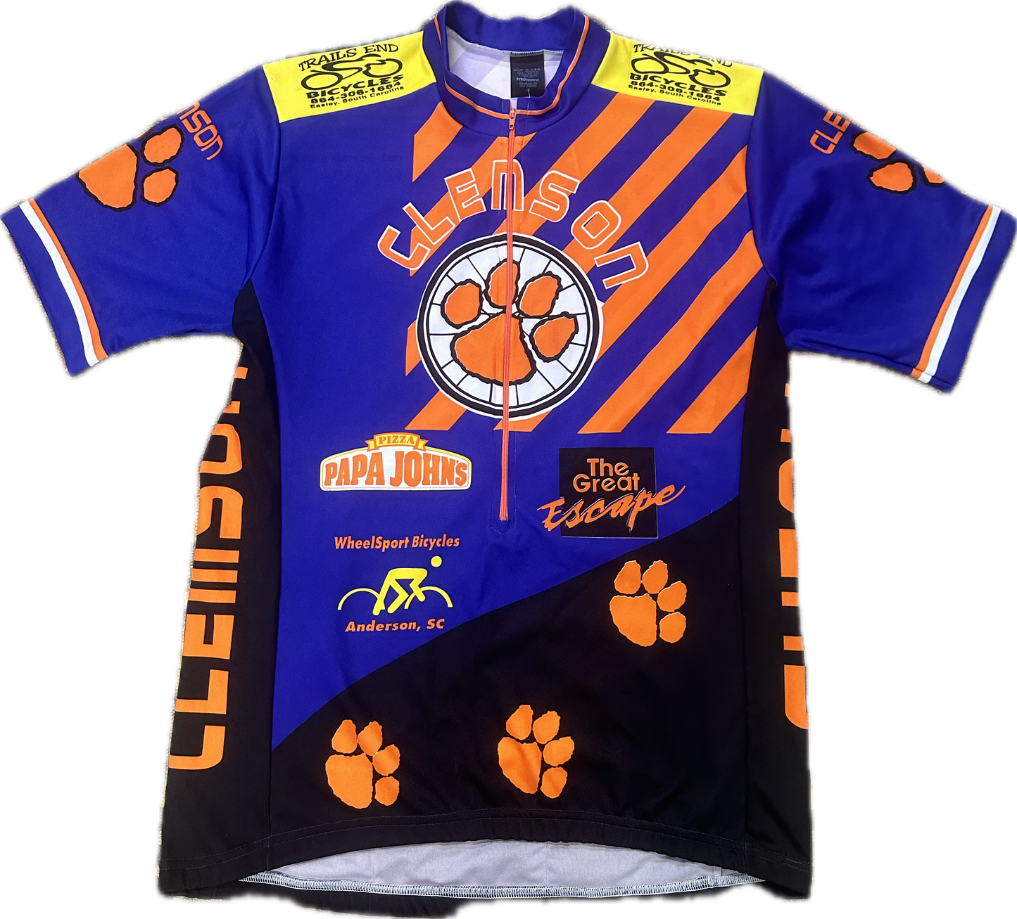 90’s / Clemson cycling Shirt