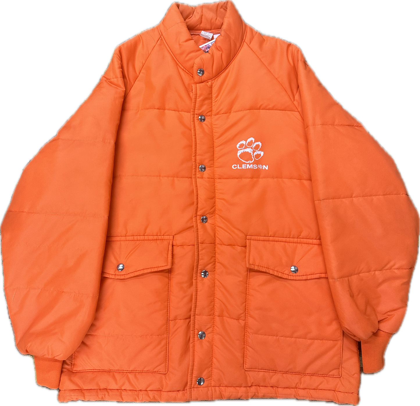 80’s Clemson Chalkline Puffer jacket