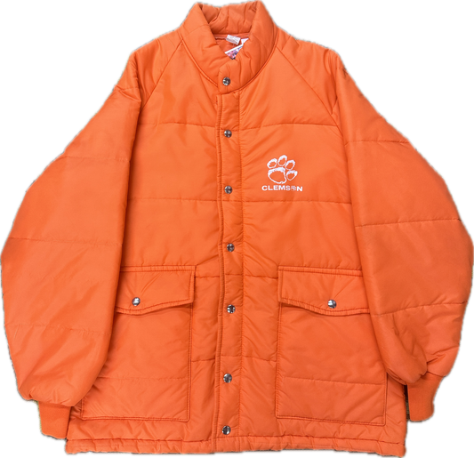 80’s Clemson Chalkline Puffer jacket